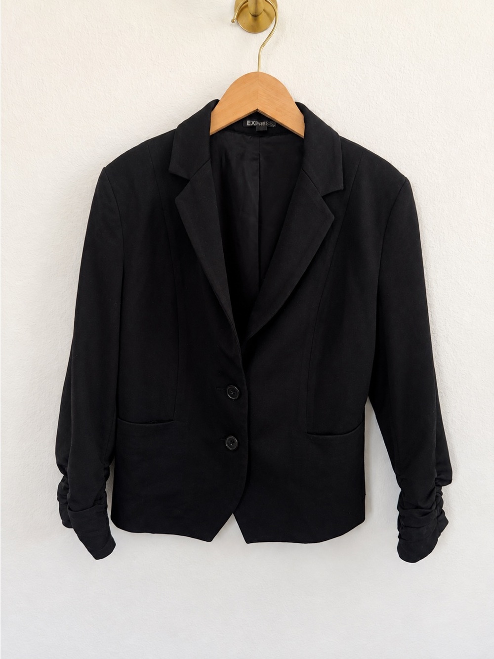 Express Women's Black Notch Lapel Blazer